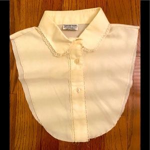 Embroidery Fake Collar Removable Shirt